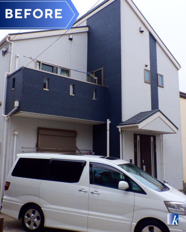 神奈川県横須賀市O様邸【関西ペイント】外壁塗装施工前 神奈川県横須賀市O様邸【関西ペイント】外壁塗装施工前