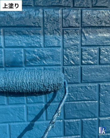 神奈川県横須賀市O様邸 【関西ペイント】アクセント外壁塗装の上塗り工程 神奈川県横須賀市O様邸 【関西ペイント】アクセント外壁塗装の上塗り工程