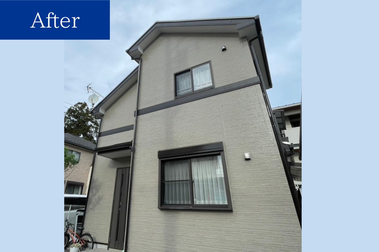 神奈川県横浜市緑区 O様邸 【関西ペイント】外壁塗装施工後