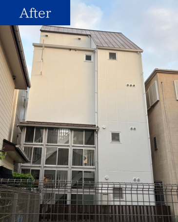 神奈川県川崎市 I様集合住宅 【関西ペイント】外壁塗装施工後 神奈川県川崎市 I様集合住宅 【関西ペイント】外壁塗装施工後