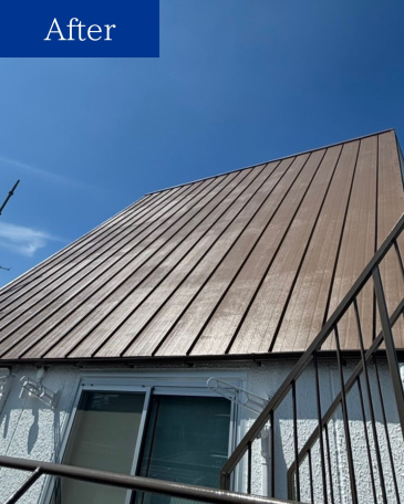 神奈川県川崎市 I様集合住宅 【シンマテリアルワン】屋根塗装施工後 神奈川県川崎市 I様集合住宅 【シンマテリアルワン】屋根塗装施工後