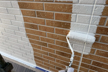 神奈川県横浜市緑区 S様邸 【関西ペイント】外壁塗装の下塗り工程 神奈川県横浜市緑区 S様邸 【関西ペイント】外壁塗装の下塗り工程