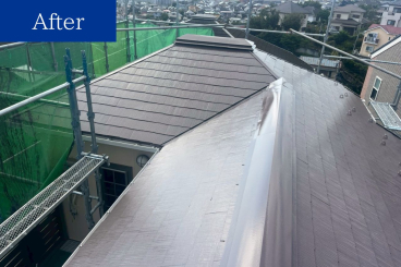 神奈川県横浜市保土ヶ谷区 T様邸 【関西ペイント】屋根塗装施工後 神奈川県横浜市保土ヶ谷区 T様邸 【関西ペイント】屋根塗装施工後