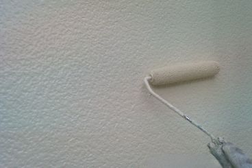 神奈川県横浜市都筑区 C様邸 【関西ペイント】外壁塗装の上塗り工程