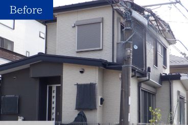 神奈川県横浜市旭区 H様邸 【関西ペイント】外壁塗装施工前 神奈川県横浜市旭区 H様邸 【関西ペイント】外壁塗装施工前