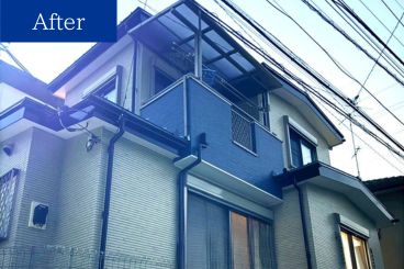 神奈川県横浜市旭区 H様邸 【関西ペイント】外壁塗装施工後 神奈川県横浜市旭区 H様邸 【関西ペイント】外壁塗装施工後