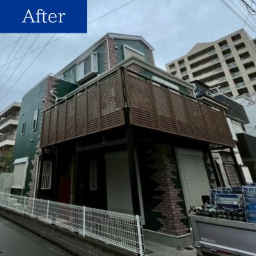 神奈川県横浜市鶴見区 M様邸 【関西ペイント】外壁塗装施工後