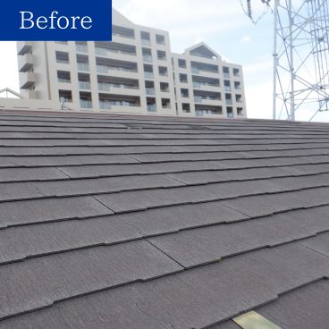 神奈川県横浜市鶴見区 M様邸 【関西ペイント】屋根塗装施工前