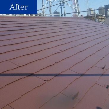 神奈川県横浜市鶴見区 M様邸 【関西ペイント】屋根塗装施工後