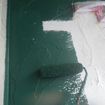 神奈川県横浜市鶴見区 M様邸 【関西ペイント】外壁塗装の中塗り工程