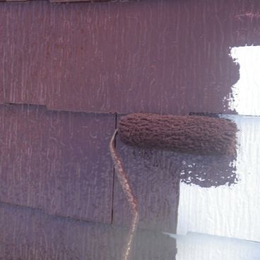 神奈川県横浜市鶴見区 M様邸 【関西ペイント】屋根塗装の下塗り|中塗り工程