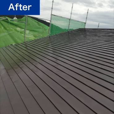 神奈川県小田原市 J様邸 屋根塗装施工後