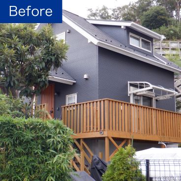 外壁塗装の施工前（ビフォー）｜神奈川県横浜市戸塚区 Y様邸