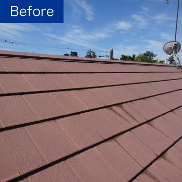 屋根塗装施工前（ビフォー）｜横浜市戸塚区 Y様邸