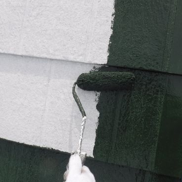 屋根塗装の下・中塗り｜横浜市戸塚区 Y様邸