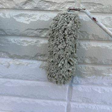 外壁の下塗り・中塗り｜横浜市緑区 T様邸