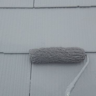 屋根塗装の上塗り|横藤沢市 F様邸 屋根塗装の上塗り|横藤沢市 F様邸