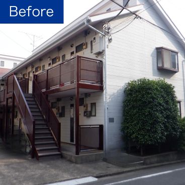 外壁塗装の施工前（ビフォー）｜東京都大田区 S様邸