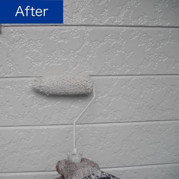 外壁の上塗り｜東京都大田区 S様邸