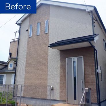 外壁塗装の施工前(ビフォー)|神奈川県藤沢市 T様邸 外壁塗装の施工前(ビフォー)|神奈川県藤沢市 T様邸