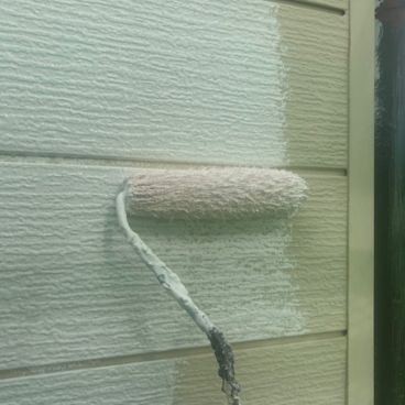 外壁の下塗り｜横浜市港北区 M様邸