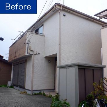 外壁塗装の施工前（ビフォー）｜神奈川県藤沢市 B様邸
