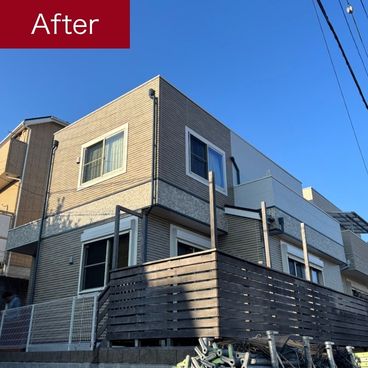 外壁塗装の施工後（アフター）｜神奈川県藤沢市 T様邸