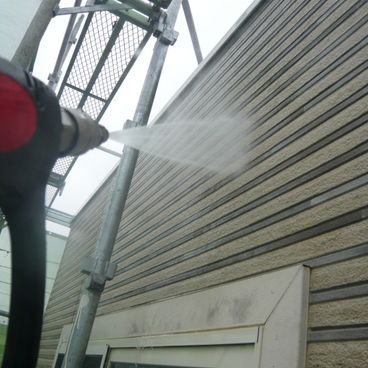 外壁塗装の高圧洗浄｜藤沢市 T様邸