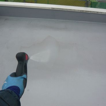 屋上床塗装の高圧洗浄｜神奈川県藤沢市 T様邸