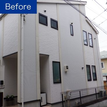 外壁塗装の施工前(ビフォー)|横浜市港南区 K様邸 外壁塗装の施工前(ビフォー)|横浜市港南区 K様邸