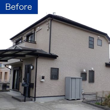 外壁塗装の施工前(ビフォー)|横浜市戸塚区 K様邸 外壁塗装の施工前(ビフォー)|横浜市戸塚区 K様邸