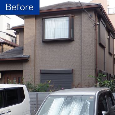 外壁塗装の施工前(ビフォー)|横浜市神奈川区 H様邸 外壁塗装の施工前(ビフォー)|横浜市神奈川区 H様邸