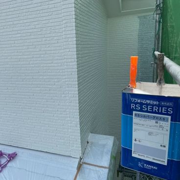 外壁の上塗り|横浜市旭区 I様邸 外壁の上塗り|横浜市旭区 I様邸