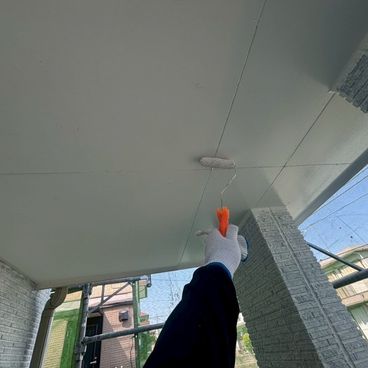 付帯部塗装中|横浜市旭区 I様邸 付帯部塗装中|横浜市旭区 I様邸