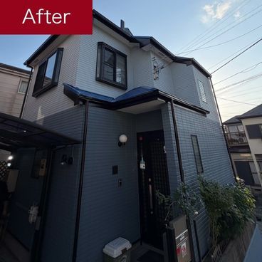 外壁塗装の施工後（アフター）｜横浜市旭区 T様邸