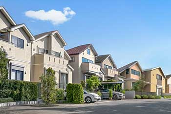 一戸建て街並み 一戸建て街並み